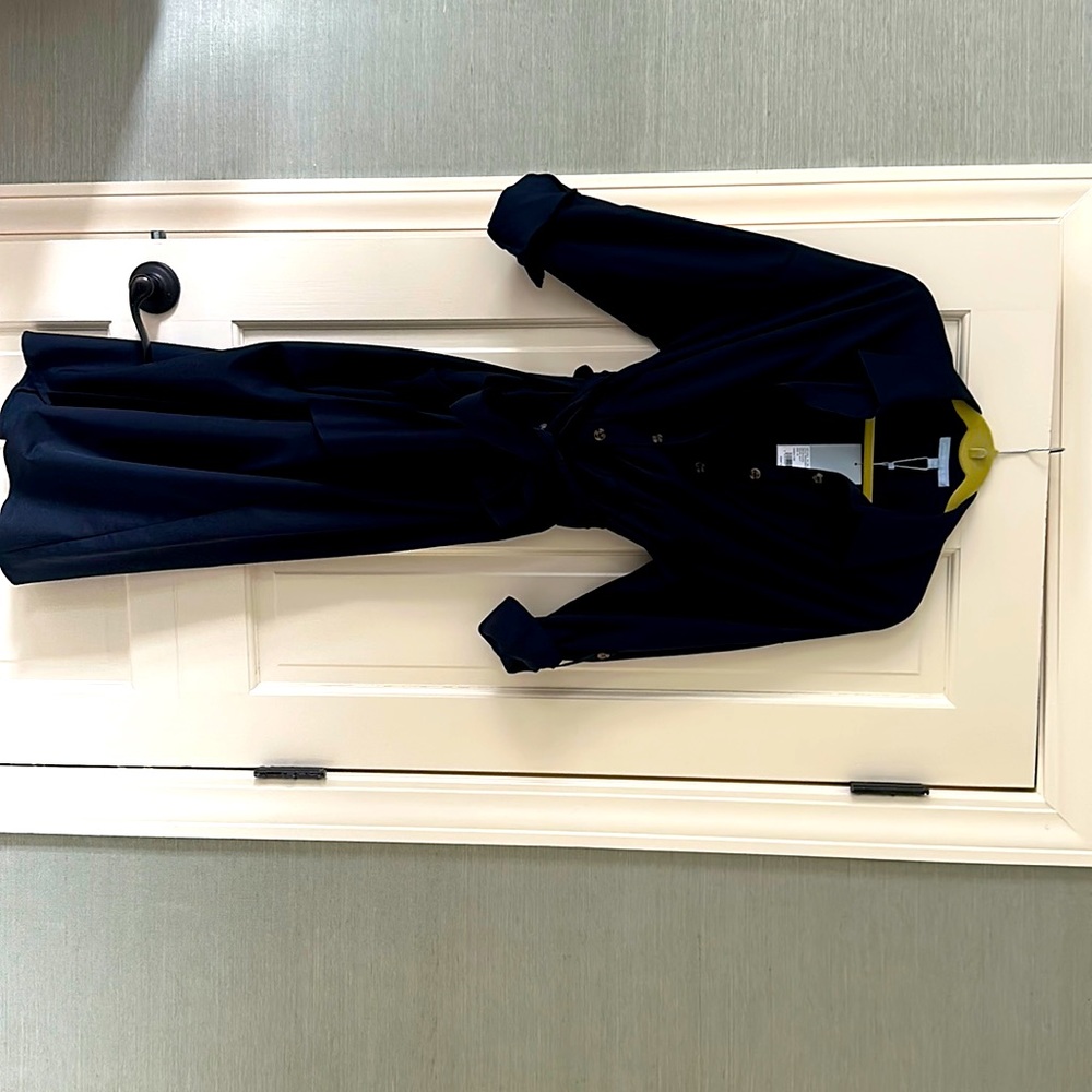 Antonio melani navy dress size 10 NWT